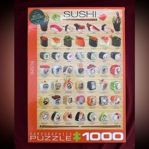 1000 piece sushi eurographics puzzle.